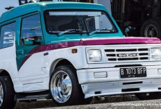 Suzuki Jimny JA11 Jepang, Pakai Gaya Indonesia dan Nuansa California 80-an. 