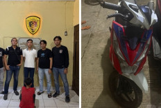 Curi Motor Honda Beat di Depan Rental PS, ABG 14 Tahun Ditangkap Polsek Prabumulih Barat