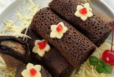 Kue Dadar Gulung Coklat Pisang Keju, Inovasi Jajanan Tradisional yang Kian Digemari