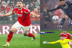 Hasil Benfica vs Real Madrid: Benfica Bungkam Real Madrid 4-2.