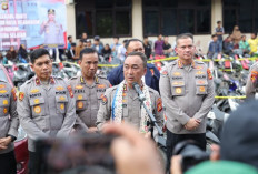 Kapolda Sumsel Pimpin Penyerahan 497 Unit Kendaraan Barang Bukti, Bukti Nyata Pemulihan Hak Korban Curanmor