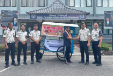 Rutan Prabumulih Salurkan Gerobak Usaha Gratis untuk Keluarga Warga Binaan, Dorong Kemandirian Ekonomi