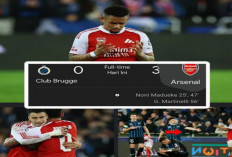 Hasil Liga Champions Eropa: Arsenal Gasak Brugge 3-0 dan Mantap di Puncak Klasemen.