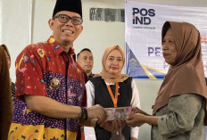 Kantor Pos Baturaja Salurkan Bansos Untuk 2.374 KPM di OKU Raya