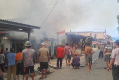Enam Rumah Ludes Terbakar di Pemulutan, Polisi Amankan Terduga Pelaku Pembakaran