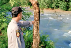 Polres OKU Intensifkan Pemantauan Debit Air Sungai di Daerah Rawan Bencana