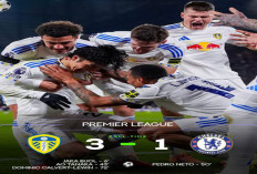 Hasil Liga Premier Inggris: Leeds Permalukan Chelsea 3-1 di Elland Road.