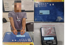Polres Muba Tangkap Pengedar Sabu di Lawang Wetan, Belasan Paket Siap Edar Disita