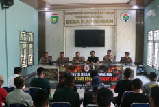 Polres Prabumulih Gencarkan Sosialisasi Karhutla, Warga Desa Karangan Diingatkan Bahaya Puntung Rokok