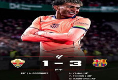 Hasil Elche vs Barcelona 1-3: Amankan Tiga Poin dan Kukuh di Puncak LaLiga.