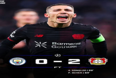 Hasil Liga Champions 2025: Kejutan Besar! Manchester City Dipermalukan Leverkusen 0-2.