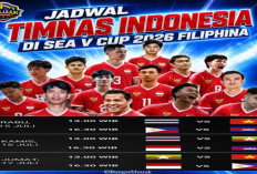 Jadwal Timnas Voli Indonesia vs Kamboja di SEA V Cup 2026.