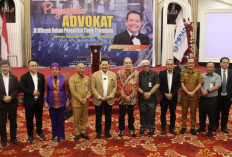 Kakanwil Kemenkum Sumsel Hadiri Pengangkatan Advokat, Tekankan Integritas dan Adaptasi KUHP–KUHAP Baru
