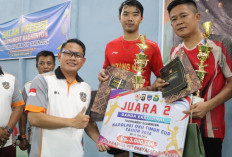 Final Badminton Berlangsung Meriah, Kapolres OKUT Harus Puas Diposisi Ke-4