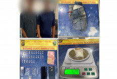 Dua Pria Ditangkap Polisi di Senawar Jaya, 26 Paket Sabu Seberat 4,24 Gram Disita
