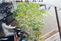 Aksi Curanmor di Air Karang Terekam Kamera CCTV, Korban Rugi Rp14 Juta