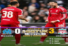 Hasil Liga Champions: Liverpool Menang Telak 3-0 atas Marseille di Prancis.
