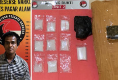 860 Gram Ganja dan 78 Gram Sabu Disita dari Kamar Hotel, Kurir Lintas Kota Dibekuk