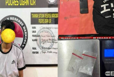 Pria di Muara Kuang Ogan Ilir Digerebek Sat Narkoba Polres Ogan Ilir, Amankan 0,30 Gram Sabu