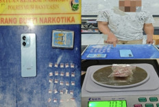Polres Muba Tangkap Pria di Sungai Lilin, 33 Paket Sabu Seberat 7,03 Gram Diamankan