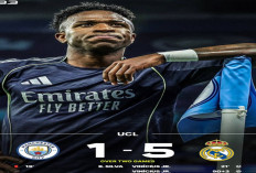 Hasil Liga Champions: Real Madrid Taklukkan Man City 2-1.