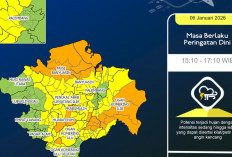 Cuaca Sumsel Selasa 6 Januari 2026: Berawan, Hujan Berpotensi Guyur Sejumlah Wilayah pada Siang hingga Malam 