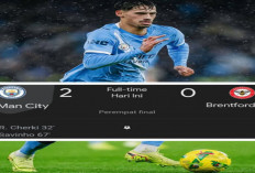 Hasil Carabao Cup 2025/2026: Man City vs Brentford 2-0, Guardiola Kunci Tiket Semifinal.
