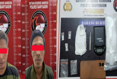 Polres Banyuasin Bekuk 2 Pengecer Sabu di Suak Tapeh, Segini Barang Bukti yang Disita