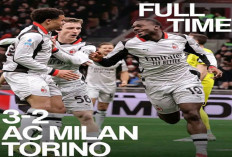 Hasil Milan vs Torino 3-2: Pangkas Jarak dari Inter di Puncak Klasemen.