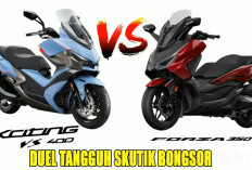 Duel Maut Kymco Xciting 400i Vs Honda Forza 350: Adu Nyaman dan Performa di Kelas Skutik Bongsor