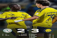 Hasil Saudi Pro League: Al-Ettifaq 2-3 Al-Nassr.
