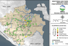 BMKG Rilis Prakiraan Cuaca Sumsel Sabtu 28 Februari 2026, Palembang dan OKI Berpotensi Hujan Sedang
