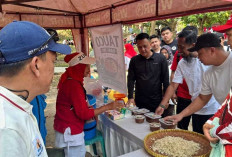 Semarak HUT RI ke-81, Kelurahan Wonosari Prabumulih Gandeng KADIN dan HIPMI Gelar Jalan Santai Hingga Bazar UM