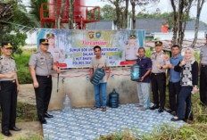 Antisipasi Kesulitan Air Saat Kemarau, Polres OKU Bangun Sumur Bor