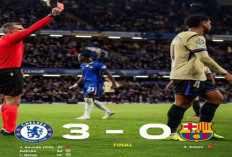 Hasil Liga Champions 2025: Chelsea Libas Barcelona 3-0, Kartu Merah & Dua Gol Dianulir. 