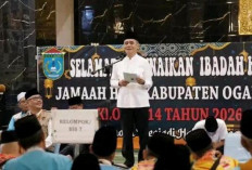 Wabup Ardani Lepas Jamaah Calon Haji Ogan Ilir, Ingatkan Jaga Kesehatan di Tanah Suci