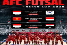 AFC Futsal Asian Cup 2026: Jadwal Indonesia vs Korea Selatan, Kirgistan, dan Irak.