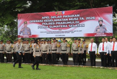 Pimpin Apel Gelar Pasukan Operasi Keselamatan Musi 2026, Kompol Chindy: Angka Kecelakaan Lalin Naik 190 Persen