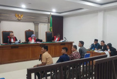 Dugaan Korupsi APBDes Lubuk Muda Rp562 Juta, Hakim Tegur Sekdes Wahyu yang Beri Keterangan Berbelit-belit