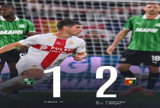 Hasil Liga Seri A Sassuolo Takluk 1-2 dari Genoa