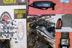 Ditolong Polisi Usai Laka Lantas, Pengedar Sabu Ogan Ilir Buang 17 Paket di Mobil Patroli