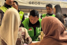 Yamaha Thamrin Berikan Ganti Oli Mesin Gratis hingga Potongan DP bagi Ratusan Mitra Gojek di Palembang