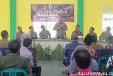 Cegah Karhutla di Prabumulih, Mahasiswa S2 PTIK dan Siswa Setukpa Polri Edukasi Warga Sidogede