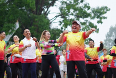 Musi Run Sumeks Pererat Silaturahmi, Gubernur Herman Deru Ajak Masyarakat Terapkan Gaya Hidup Sehat