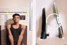 Bawa Pisau dan Mengamuk, Pria 46 Tahun Diamankan Polsek Tanjung Raja