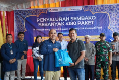 Peringati HUT ke-45 dan Ramadan, PTBA Kertapati Port Bagikan 4.180 Paket Sembako bagi Masyarakat Ring 1