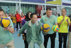 Turnamen Voli Korpri Piala Walikota Palembang Pecahkan Rekor Peserta