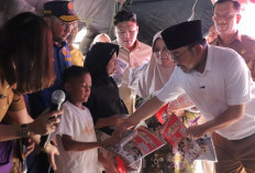 Wawako Palembang Prima Salam Tinjau Lokasi Kebakaran 1 Ilir, Serahkan Bantuan 