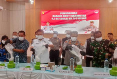 Blender Sabu 4,2 Kg Bak Jus Sirsak, Kapolres hingga Bupati Ogan Ilir Musnahkan Barang Bukti Rp5,4 Miliar