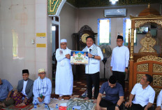 Safari Jumat di Lubuk Linggau, Gubernur Herman Deru Bantu Penyelesaian Masjid Anniyaturohimin